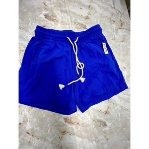 Old Navy Shorts Blue High Waisted‎ Woven Drawstring Women's size S